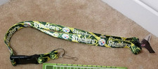 NFL FOOTBALL PITTSBURGH STEELERS AMINCO 22" BREAKAWAY LANYARD KEYRING, NEW