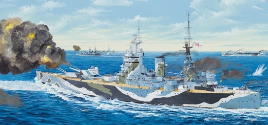 Trumpeter 03708 HMS NELSON 1944 1/200 Model Kit
