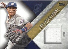 2018 Topps Major League Materials #MLMOA Orlando Arcia Jersey - BB