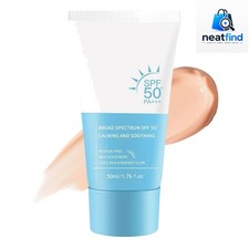 Broad Spectrum SPF 50 Face Sunscreen: Universal Tinted Moisturizer for Daily Use