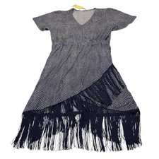 Michael Kors Sheath Dress Womens Medium Navy White MSRP:$135