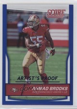 2016 Score Jumbo Artist's Proof 5/50 Ahmad Brooks #280 0q3