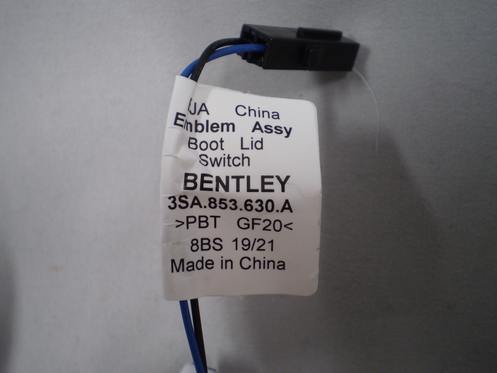 Bentley Continental 2019-2026 Release switch