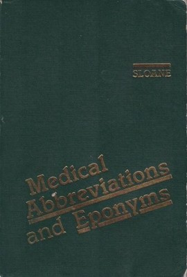 Medical Abbreviations and Eponyms Buch W B Saunders Co Ltd