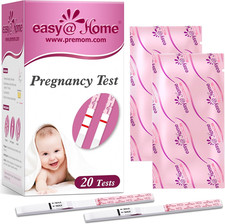 Pregnancy Test Strips, 20 Pack with Premom App