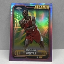Topps Chrome 2024-25 Dominique Wilkins #39 Atlanta Hawks NBA Refractor Single