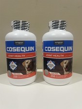 Nutramax Cosequin with MSM Joint Health Supplement for Dogs 250 Tabs Lot Of 2 