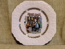 Lord Nelson Pottery advertising plate for Brooke's Soap Monkey Brand.