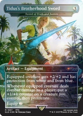 MTG Secret Lair ファイナルファンタジー　Weapons FOIL Foil Final Fantasy Secret Lair 