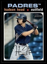 2020 Topps Heritage Minor League Hudson Head AZL Padres #174