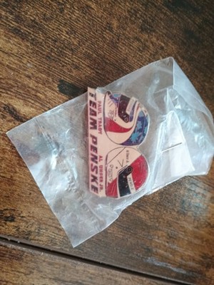 Vintage Team Penske Paul Tracy & Al Unser Jr. Helmet Pin