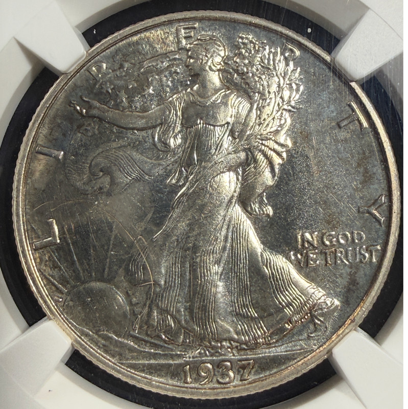 1937 50C Walking Liberty Half Dollar PROOF NGC PF64 High Grade Better Date Beaut