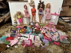 Huge Lot Approx 100 Pieces Vintage, Modern Barbie Dolls Accessories Clothes