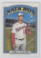 2021 Topps Heritage High Number SP Anibal Sanchez #458 5n0