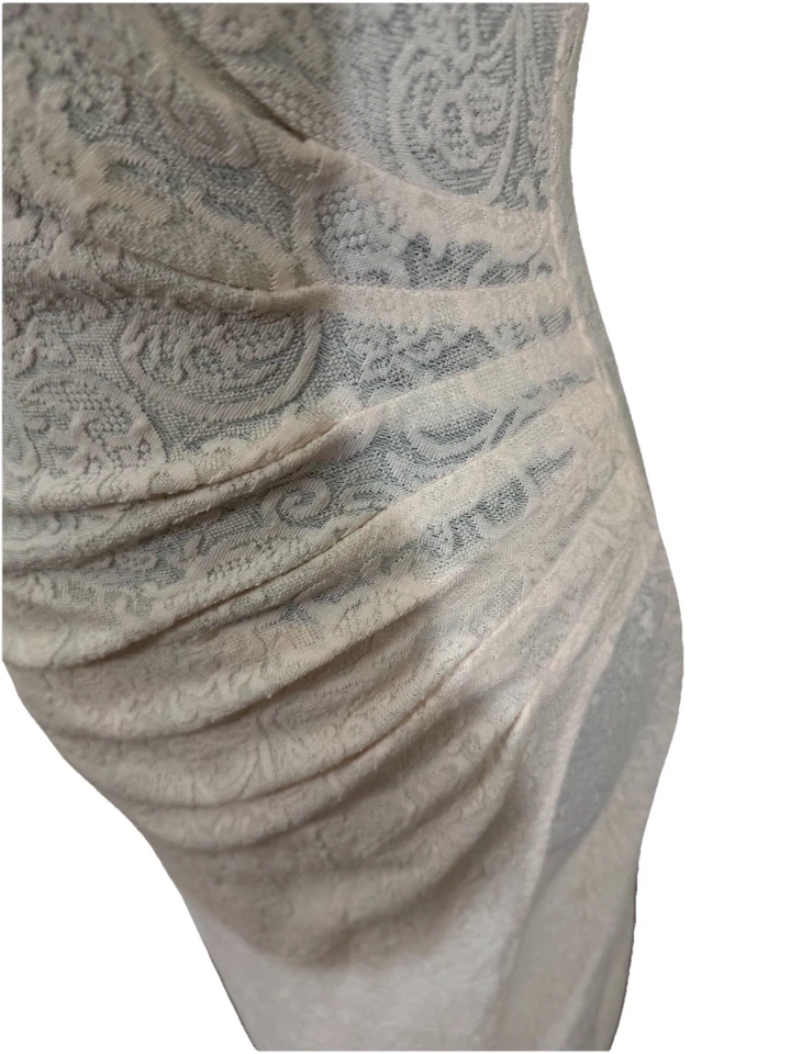 Lindo vestido lápiz recortado floral rosa bebé talla 11 All That Jazz de colección 80 EE. UU. Foto 3 de 4