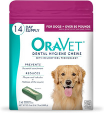 Dental Chews for Dogs, Oral Care and Hygiene Chews Large Dogs, over 50 Lbs. Pi