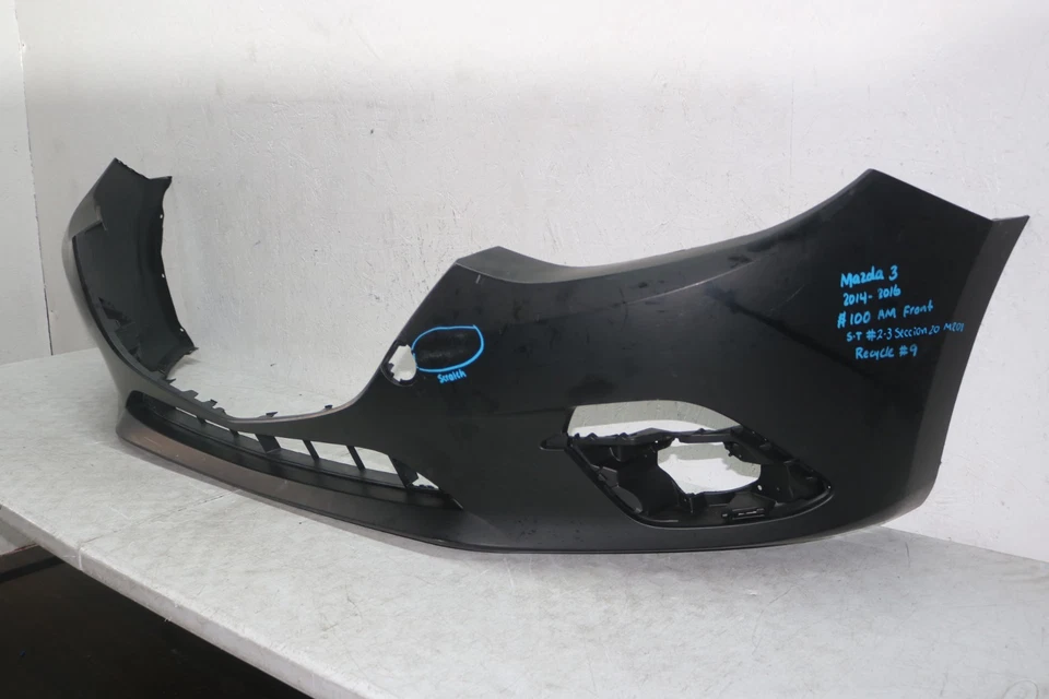 2014 2016 MAZDA 3 FRONT BUMPER COVER Foto 3 de 4