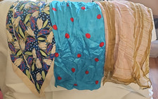 Lot of 3 Echo Vintage Silk Scarves