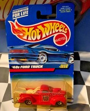 Hot Wheels 1999 Mainline #1029 '40s Ford Pickup Truck RED 5SP China