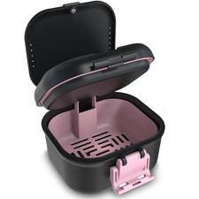Bvn Travel-Friendly Leak Proof Denture Bath Strainer Portable Soaking Cup For