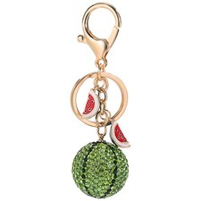 Watermelon Gift Purse Charms for Women Artificial Fruit Keychain