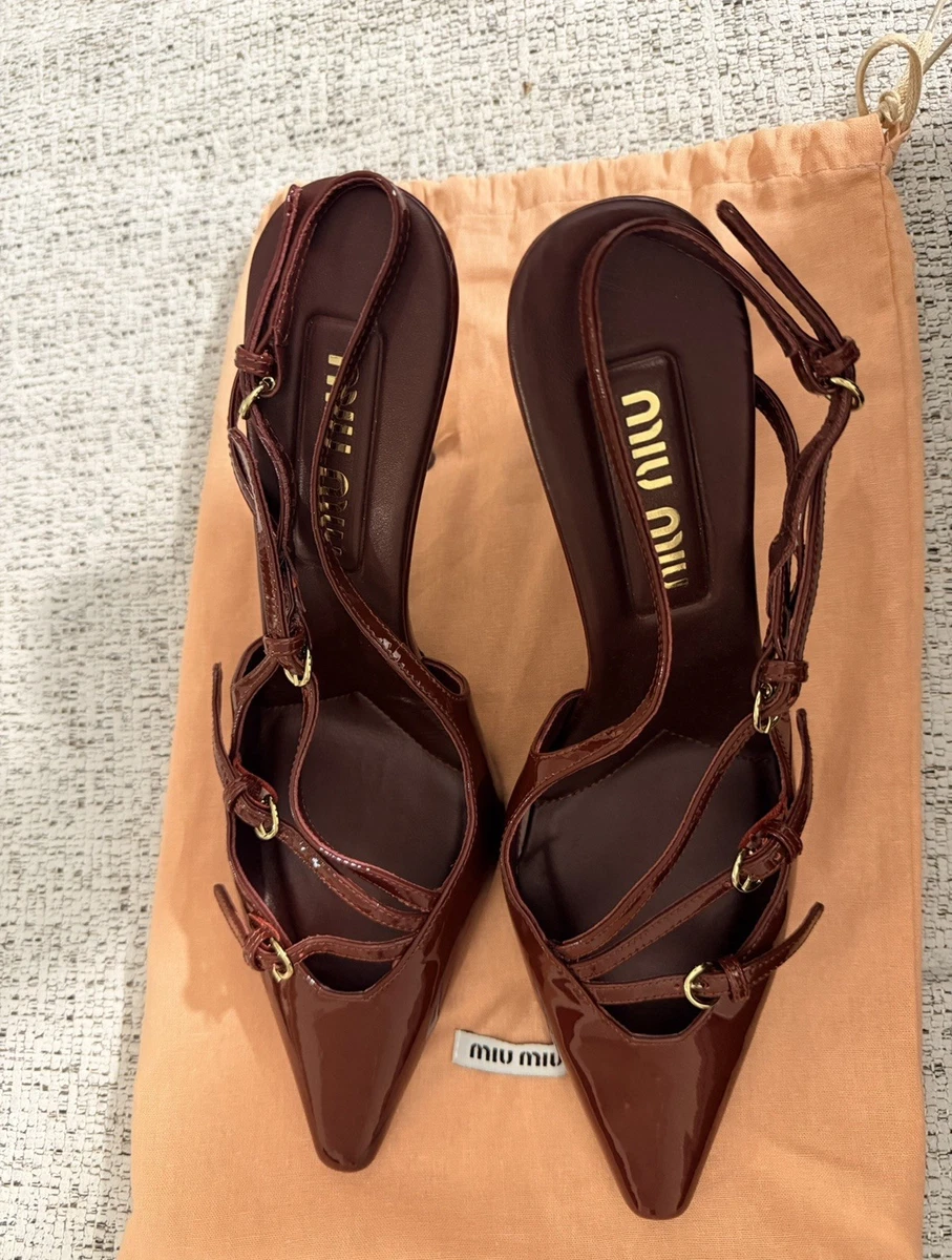 Miu Miu Stiletto Slingback Heels for Women for sale | eBay