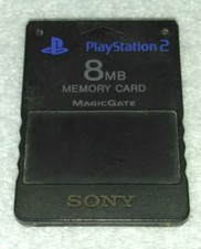 Official Genuine Sony Playstation 2 PS2 8MB Magicgate Memory Card