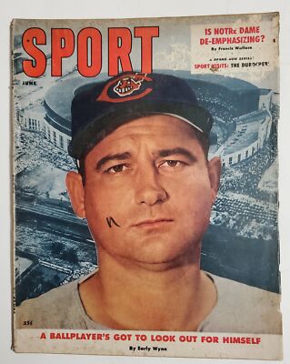 SPORT MAGAZINE - EARLY WYNN - JUNE 1957