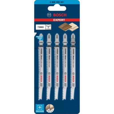 Bosch Expert Stichsägeblatt T308B Wood 2-side clean 5tlg.