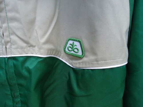 Pioneer Seed XL Jacket Nylon USA Green Patch Zip Farm Ag Vintage Swingster NWOT - Picture 2 of 5