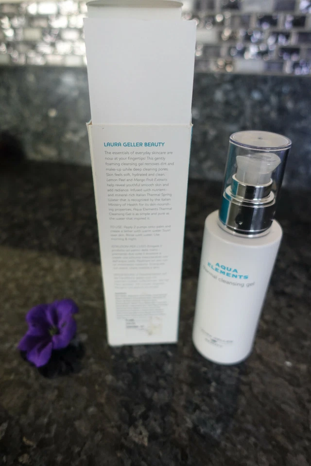 Laura Geller aqua elements 热清洗凝胶 全尺寸 4.2 盎司 全新带盒  — 第 2/4 张图片