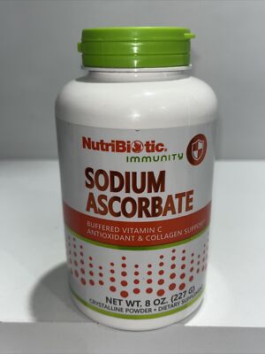 Sodium Ascorbate Vitamin C & Collagen Support 8oz Powder Sealed