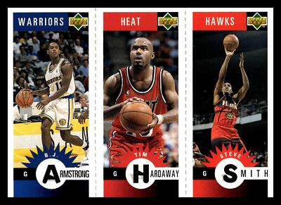 1996-97 Collector's Choice #M116/M134/M93 Armstrong/Hardaway/Smith Mini-Cards