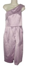 VINCE CAMUTO Women’s Dress SZ 6 One Shoulder Lilac Purple Satin Wedding