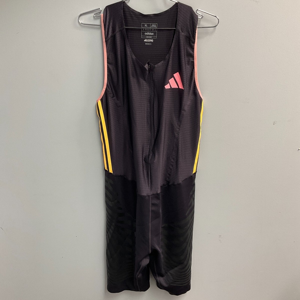 Adidas Pro Elite Rheon Men's Sleeveless Speed Suit Running Adidas Pro Elite Rheon Men's Sleeveless Speed Suit Running