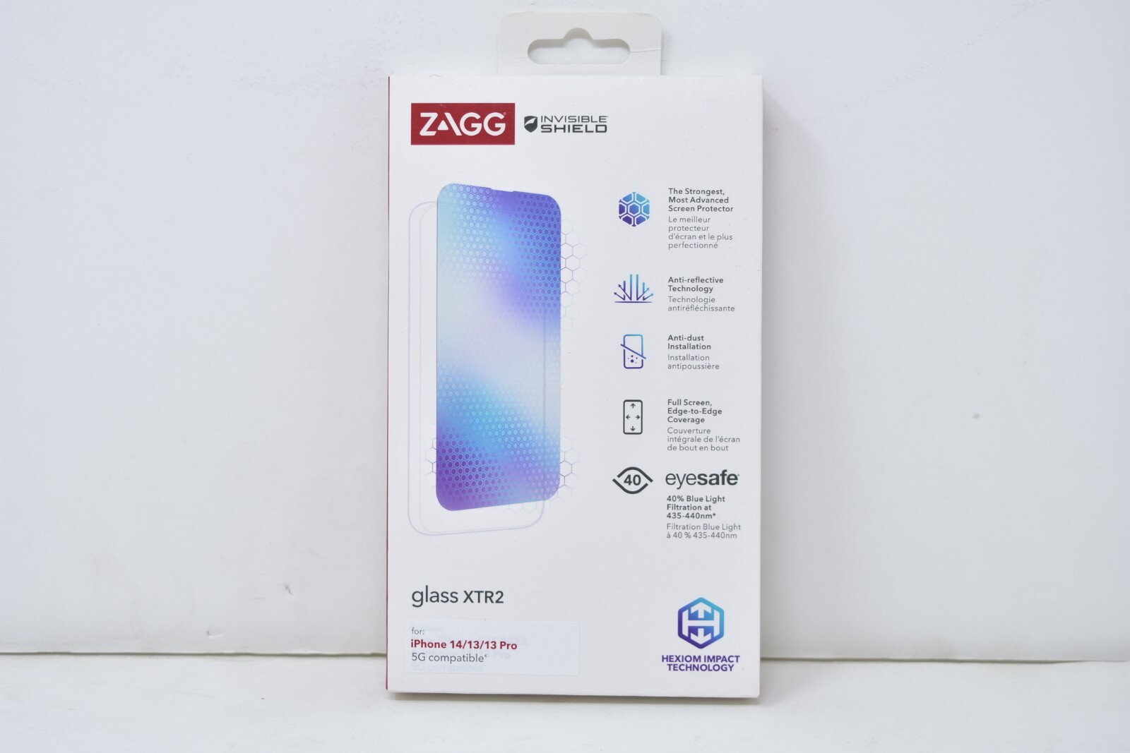 ZAGG Glass XTR2 Screen Protector for Apple iPhone 14 & iPhone 13 / 13 Pro New eBay