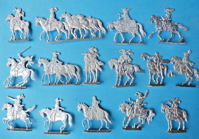 PLATS D'ÉTAIN - Zinnfiguren : Soldats du Génie de Frédéric II - 15