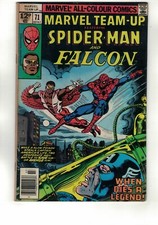 MARVEL TEAM-UP #71 NEWSSTAND MARVEL (1978)- Falcon / Captain America