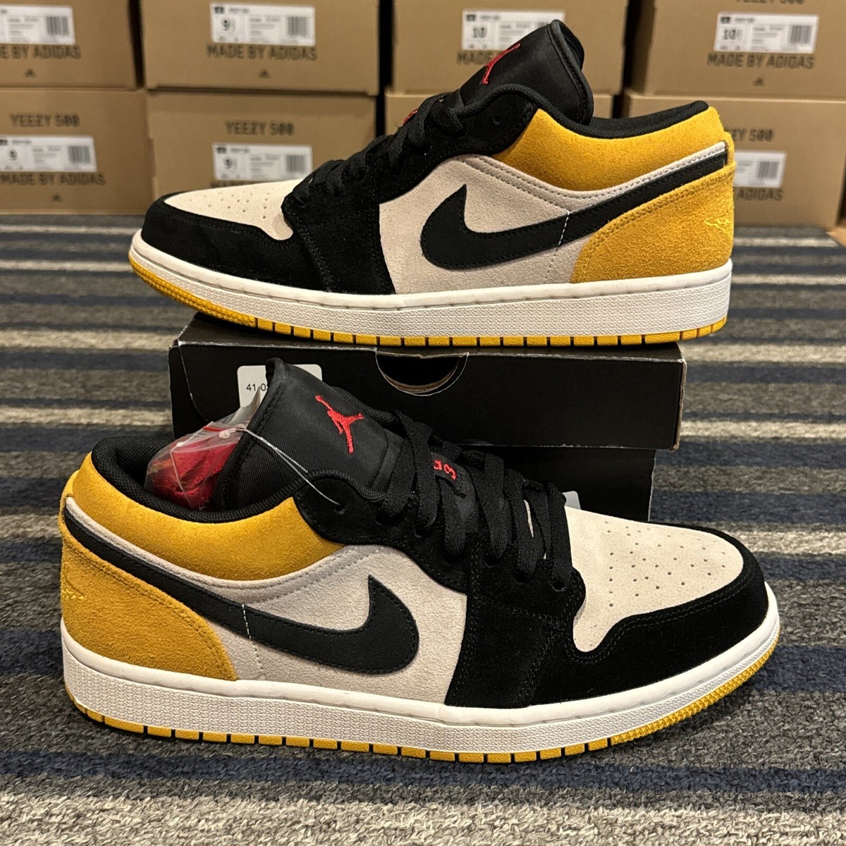 Air Jordan 1 Low Sail University Gold Black - Size 10 Air Jordan 1 Low Sail University Gold Black - Size 10