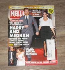 Hello mag Meghan Markle KATE Middleton NINA DOBREV Helena Christensen COREY HART