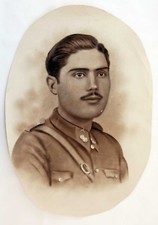 Antique Large Military Oval Photograph