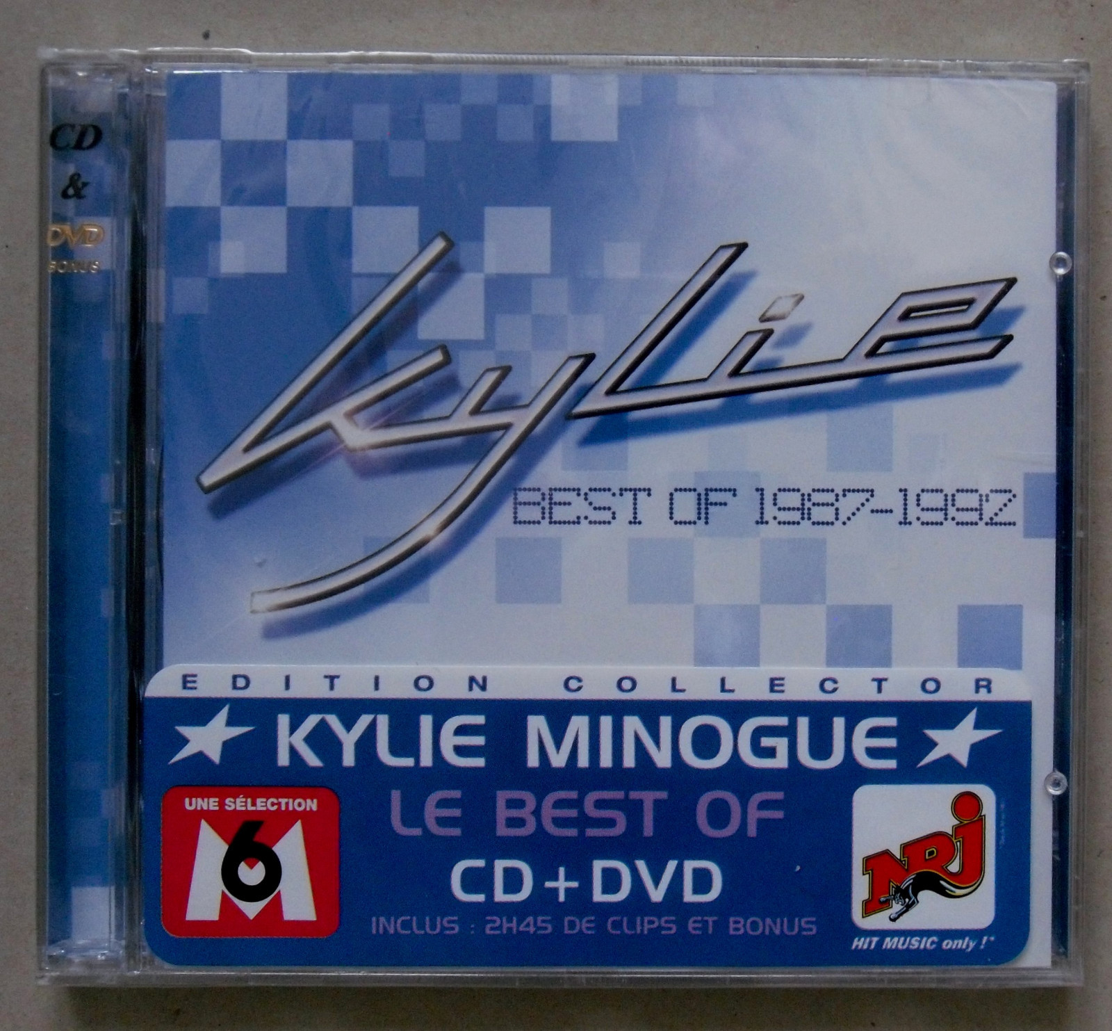 KYLIE MINOGUE * BEST OF 1987 - 1992 * FRANCE WITHDRAWN CD / DVD SET * HTF!