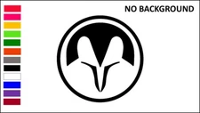 BO KATAN PAULDRON SHOULDER ARMOR, NITE OWL, STAR WARS, Decal Stickers for Cars