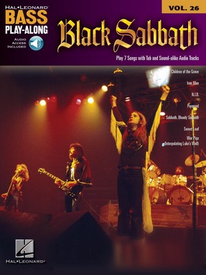 Black Sabbath Sheet Music Bass Play-Along Book and Audio NEW 000701180