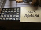 VINTAGE CRAFTOOL CO Alphabet SET #8131 3/4” New