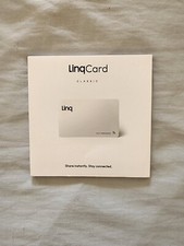 New LINQ Card - Digital NFC Digital Business Card White 