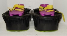 Moon Shoes Anti-Gravity Bouncing Trampoline Strap Shoes Purple Black