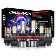 Combo 9007+9145+3157 LED Headlights + Fog lig...