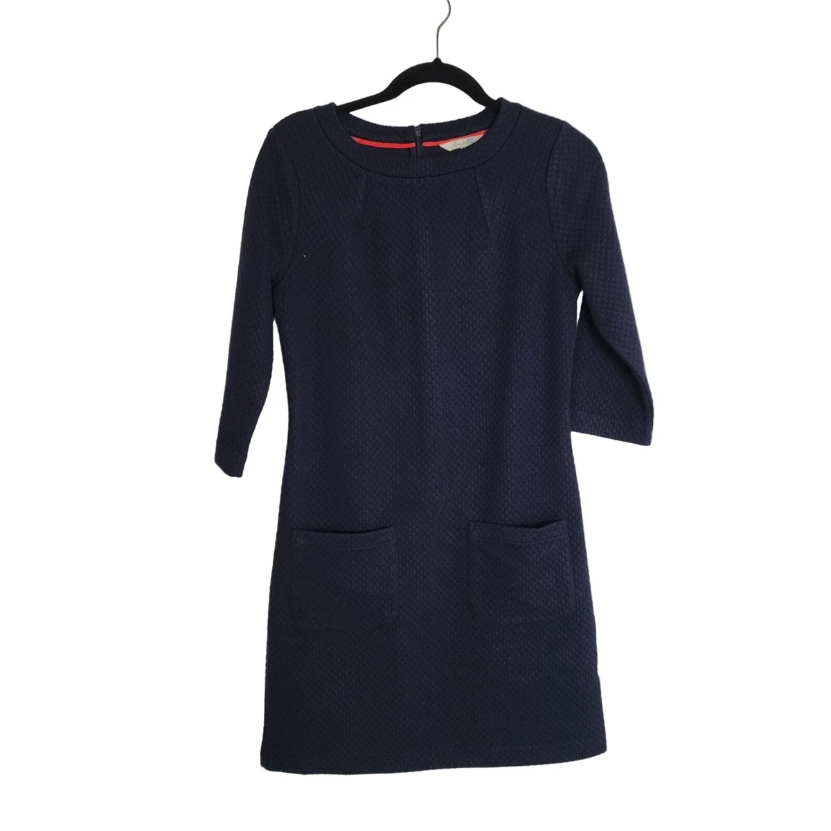 Boden Marisole Jacquard Dress Navy Blue 4P | eBay