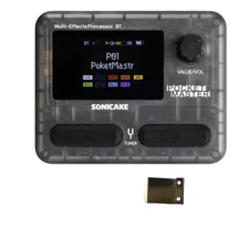 SONICAKE Pocket Master Guitar Modeling IR Cabinets Multi-Effects Pedal Stereo 